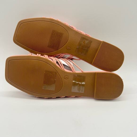 Journee Collection Sandals Womens 6 Pink Addora Slides Sandals NEW - Picture 9 of 10